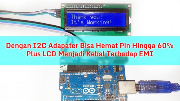Arduino 2 Pin LCD with I2C Adapter - cover
