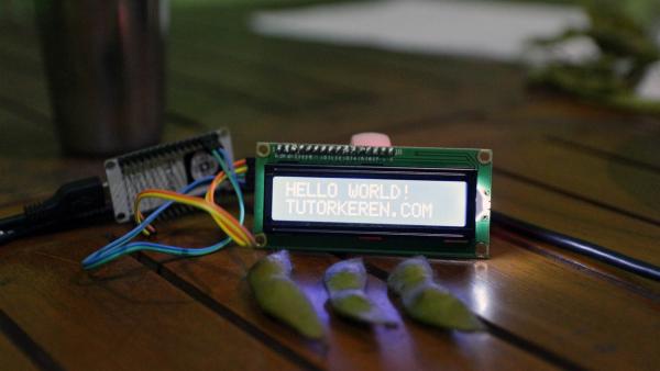 NodeMCU I2C LCD - TutorKeren.com
